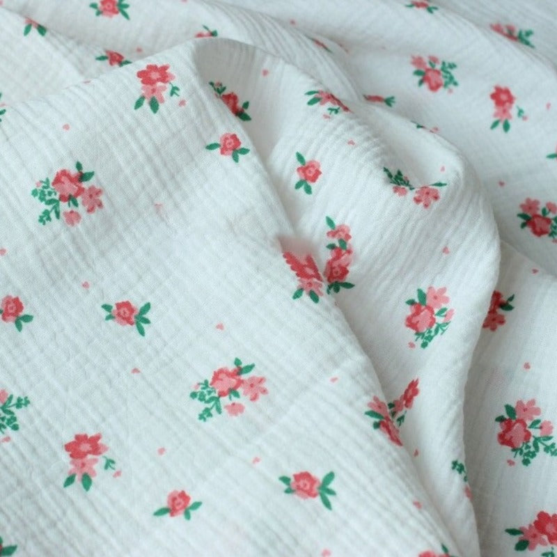 Floral Printed Cotton Sewing Fabric