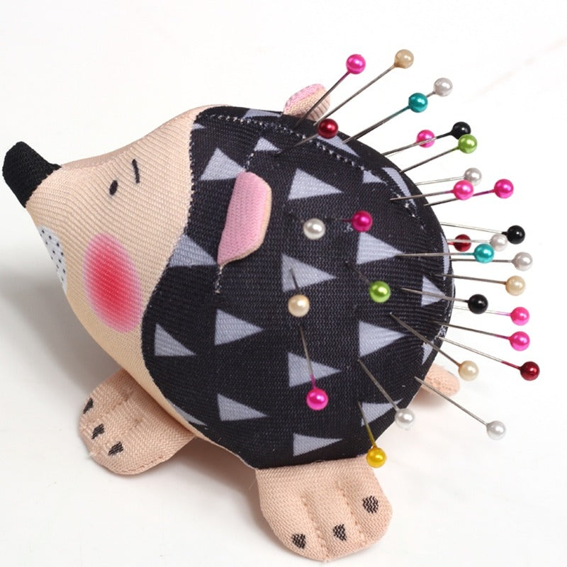 Cute Hedgehog Shape Pincushion For Sewing And DIY Crafts