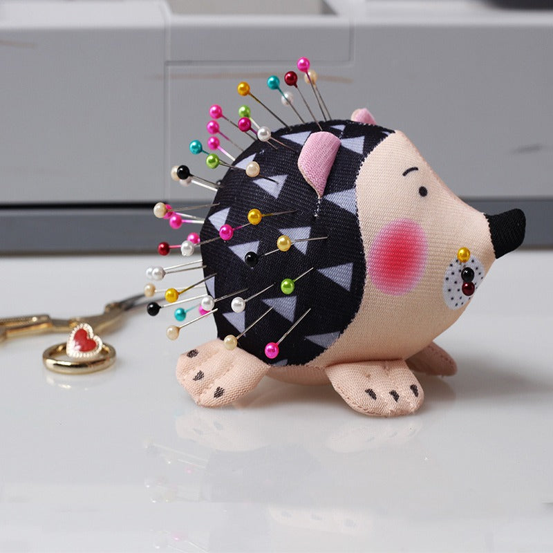 Cute Hedgehog Shape Pincushion For Sewing And DIY Crafts