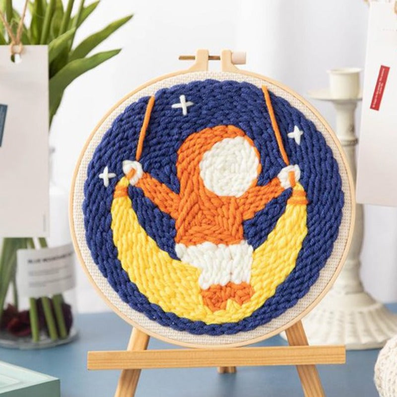 Astro Swing Embroidery DIY Knitting Kit