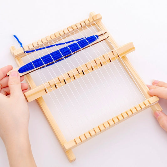 DIY Traditional Wooden Weaving Loom Kit For Kids