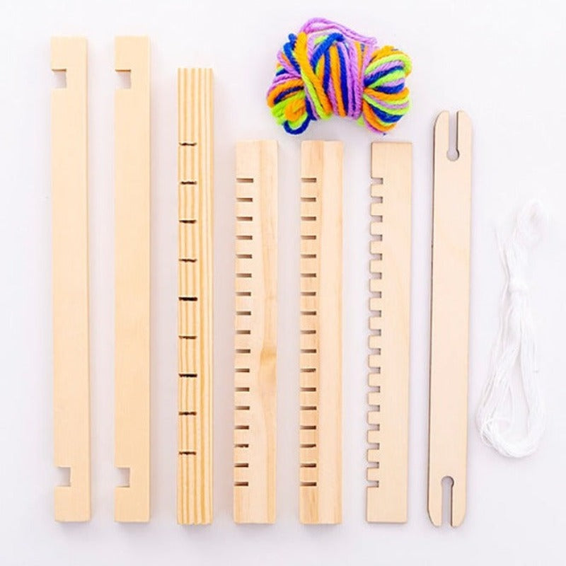 DIY Traditional Wooden Weaving Loom Kit For Kids