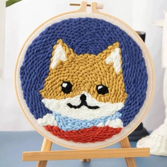 Cute Chai Embroidery DIY Knitting Kit