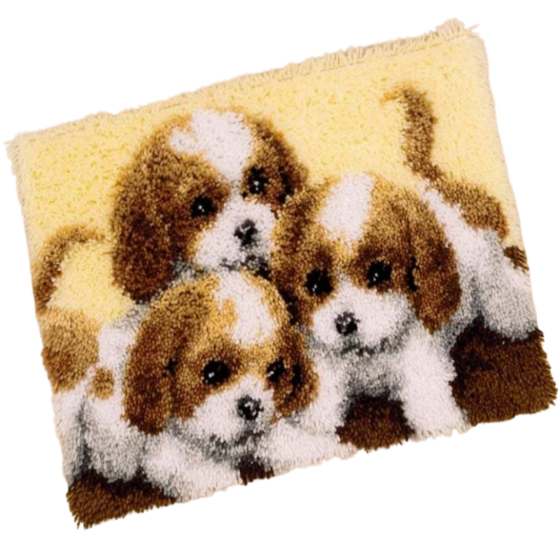 Three Dogs Latch Crocheting Knitting Kit