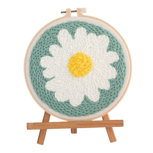 Daisy Embroidery DIY Knitting Kit