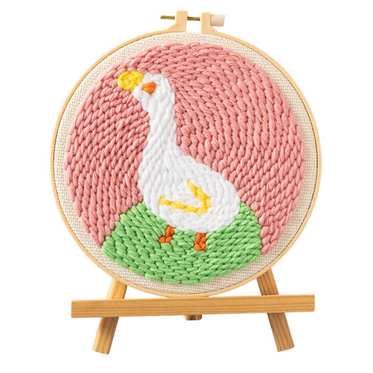 Foot Duck Embroidery DIY Knitting Kit