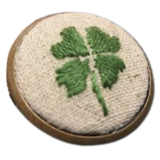 Grass Embroidery Collar Badge DIY Knitting Kit