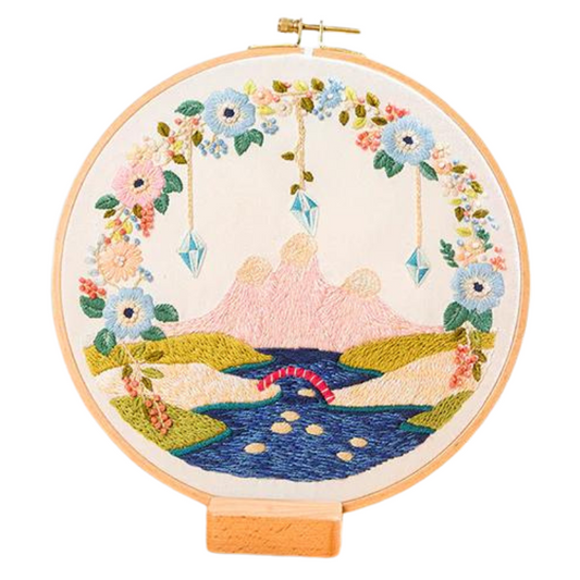 Mountain River Embroidery DIY Knitting Kit