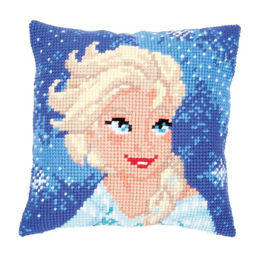 Snow Princess Latch Hook Pillow Crocheting Kit