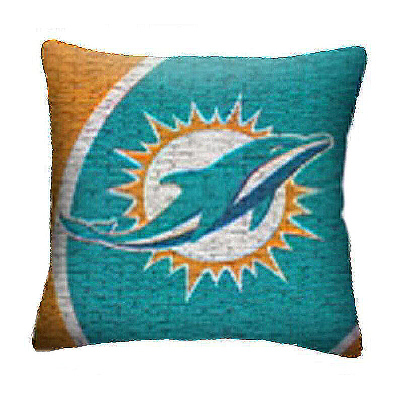 Miami Dolphin Latch Hook Pillow Crocheting Kit