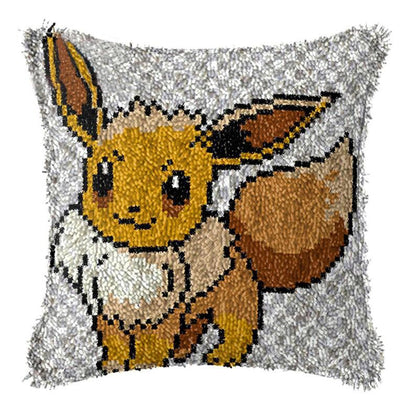 Cartoon Animal Latch Hook Pillow Crocheting Knitting Kit