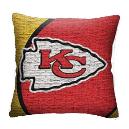 KC Logo Latch Hook Pillow Crocheting Kit