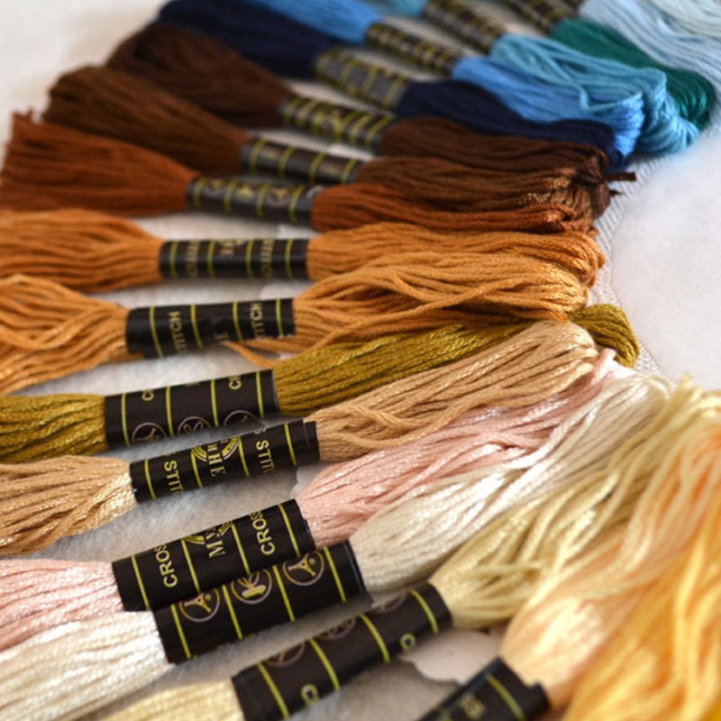 Colorful Polyester Threads For DIY Craft & Knitting