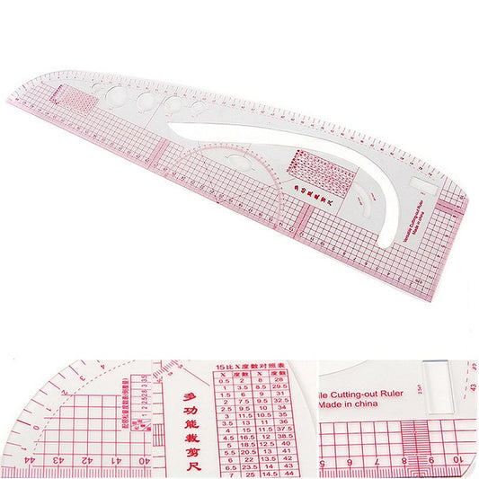 Fabric Cutting Multifunctional Ruler