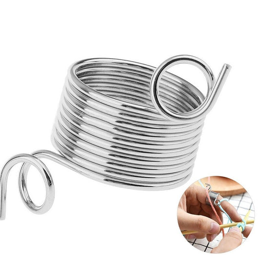 Stainless Steel Sweater Yarn Guide Finger Ring