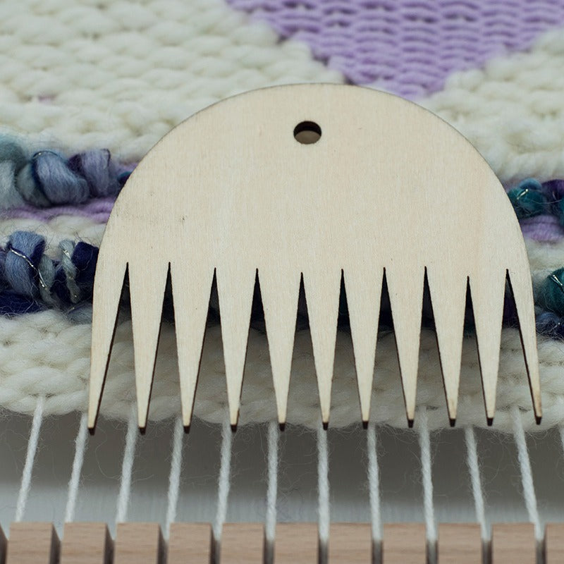 Wood Weaving Comb Loom For DIY Knitting