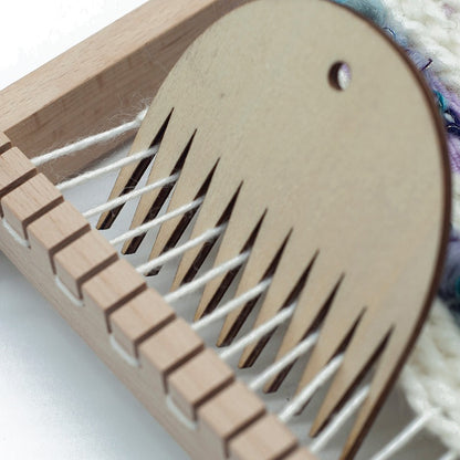 Wood Weaving Comb Loom For DIY Knitting