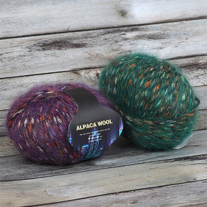 Alpaca Colorful Velvet Soft Wool Yarn