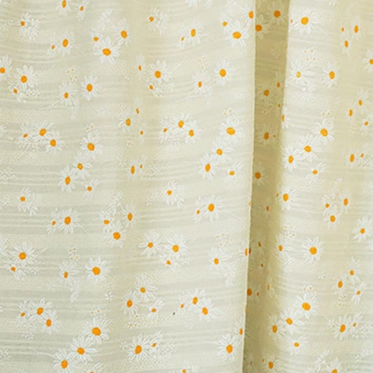 Daisy Floral Printed Cotton Fabric