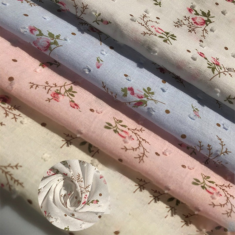 Floral Printing Cotton Fabric Sewing Cloth