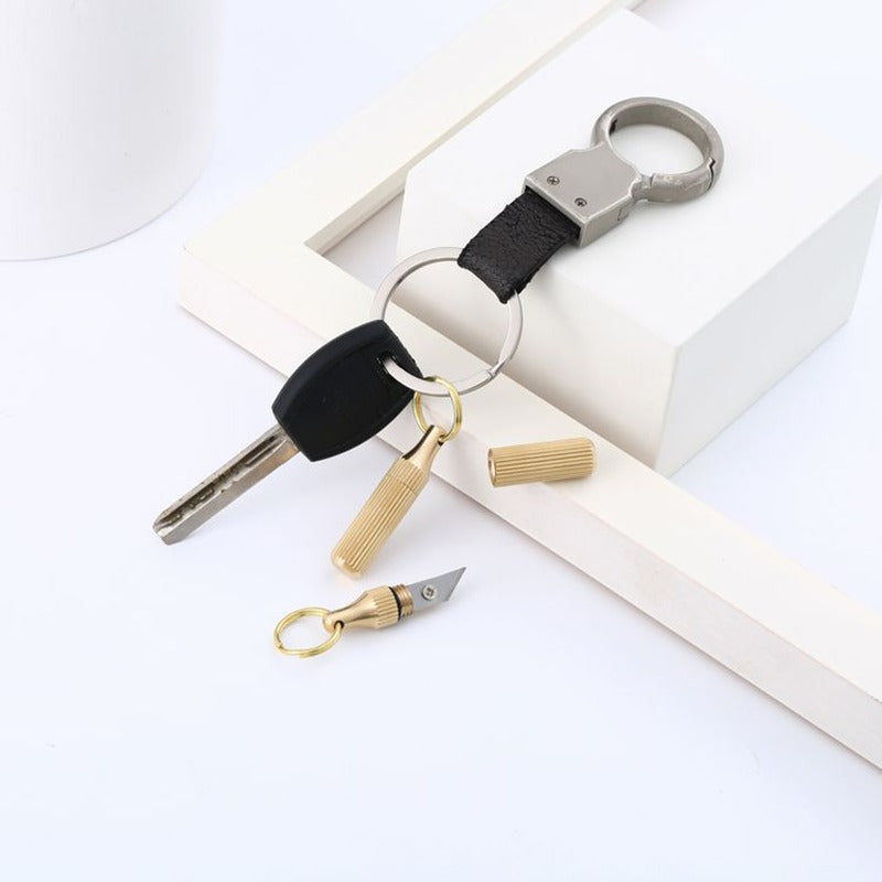 Fabric Cutting Portable Pendant Knife With Key Ring